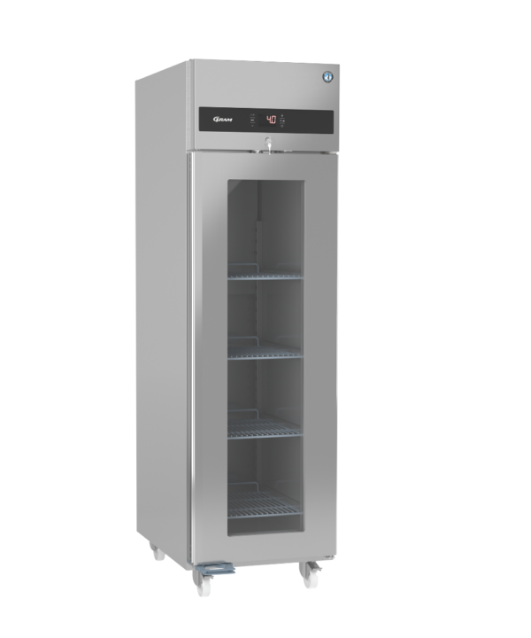 Hoshizaki Premier KG 60 C DR U Glass Single Door Stainless Steel Upright Display Refrigerator, 480 Litres