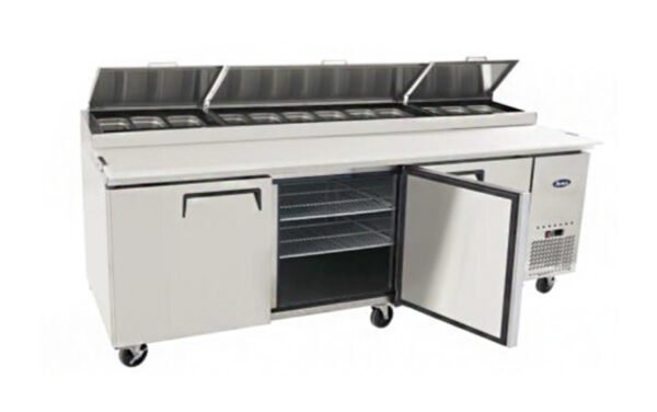 Atosa MPF8203GR 3 Door Refrigerated Preparation Table, 804 Litres