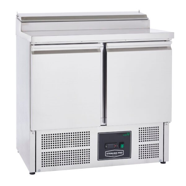 Sterling Pro Cobus SPU200PZ 2 Door Pizza Preparation Counter 5 x GN1/6, 240 Litres