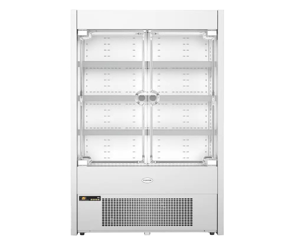Foster FMSLIM1200NG/18-155 Slimline Multideck with Fully Frameless Doors, 1200mm