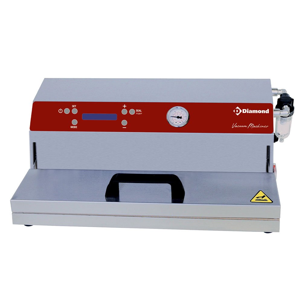 Diamond VAX/45-DSL Stainless steel under vacuum machine, pump 32 l./min, welding 430 mm (double welding)