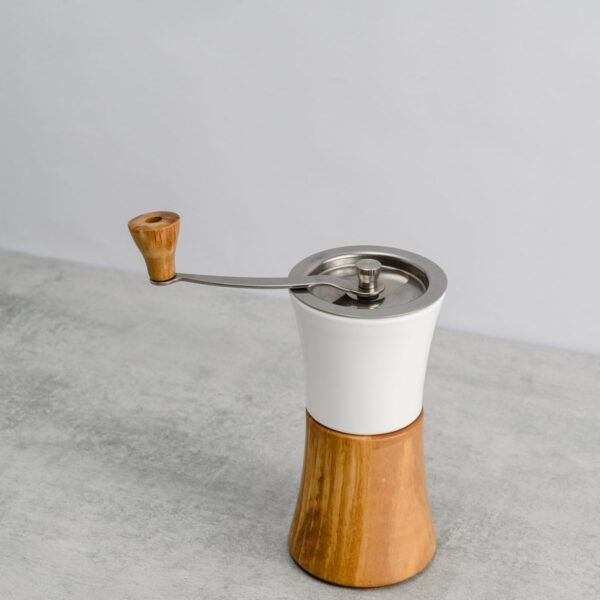 Hario Ceramic Olive Wood Coffee Grinder - view 2
