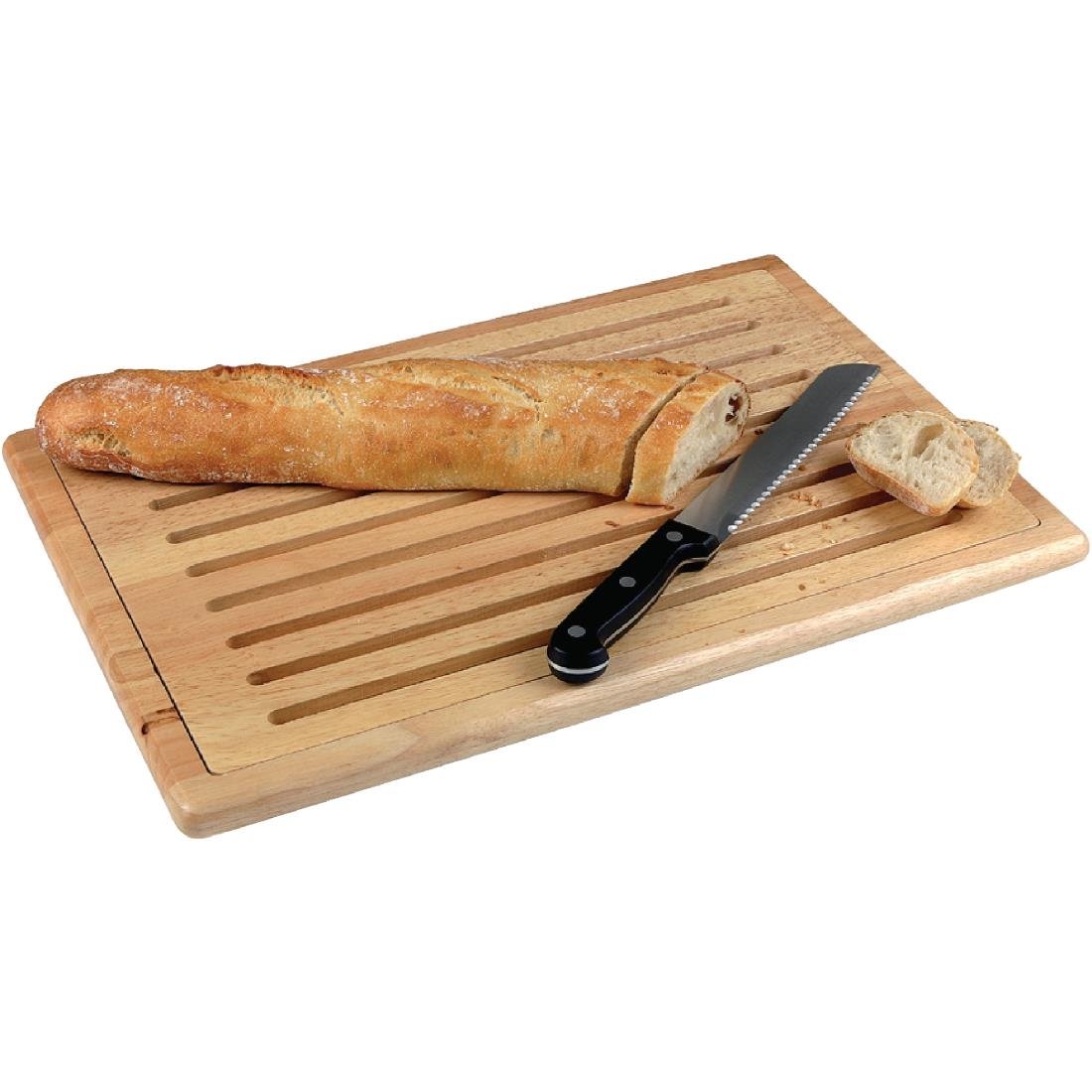 APS Thick Slatted Wooden Chopping Board 530x325mm