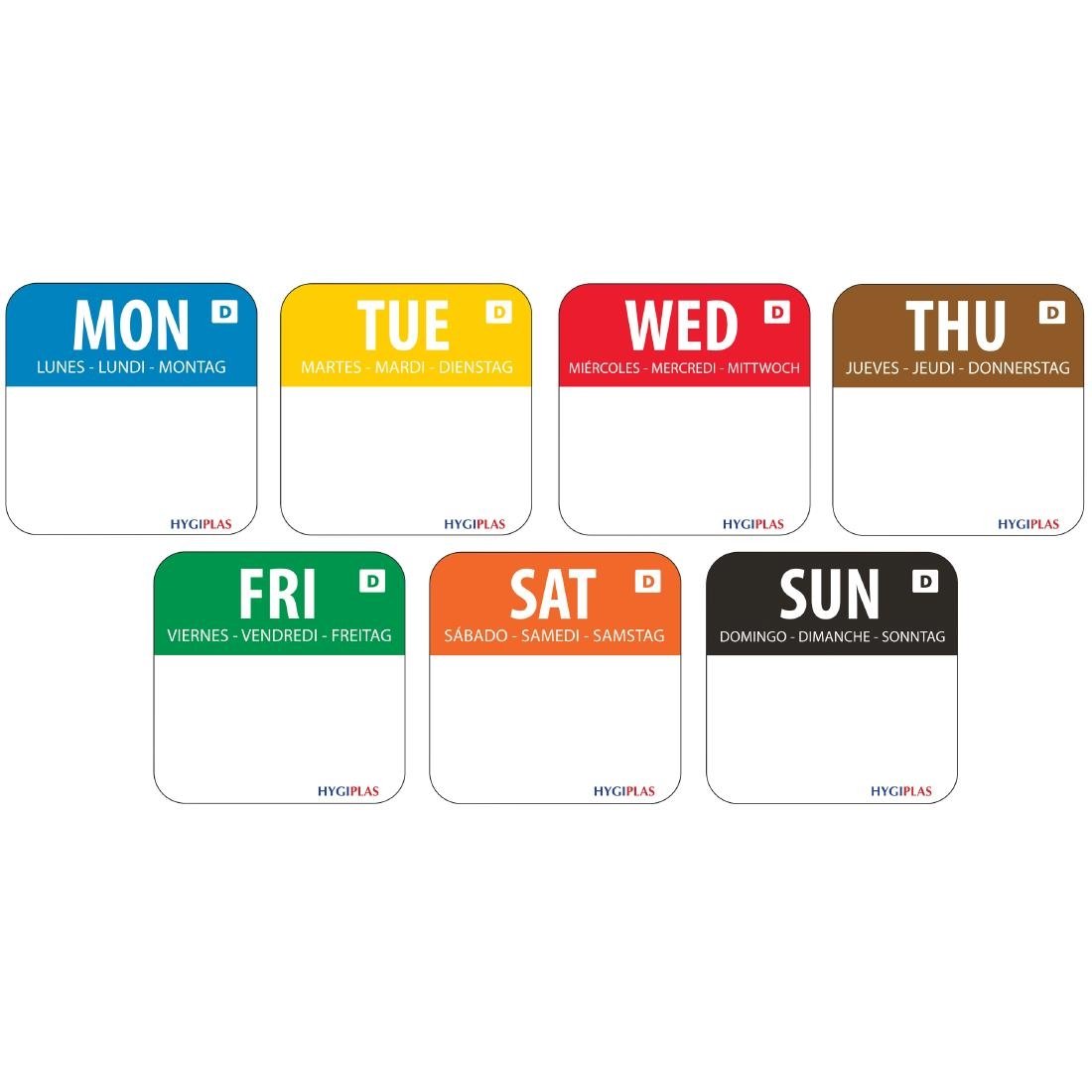 Hygiplas Dissolvable Food Rotation Label Kit 20mm (7000 Pack)