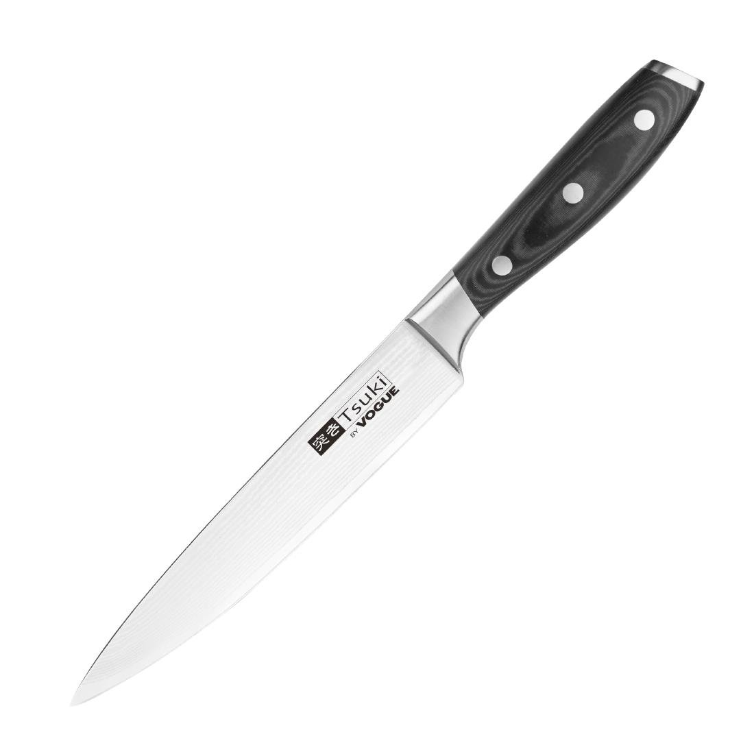 Vogue Tsuki Series 7 Carving Knife Black 20.3cm