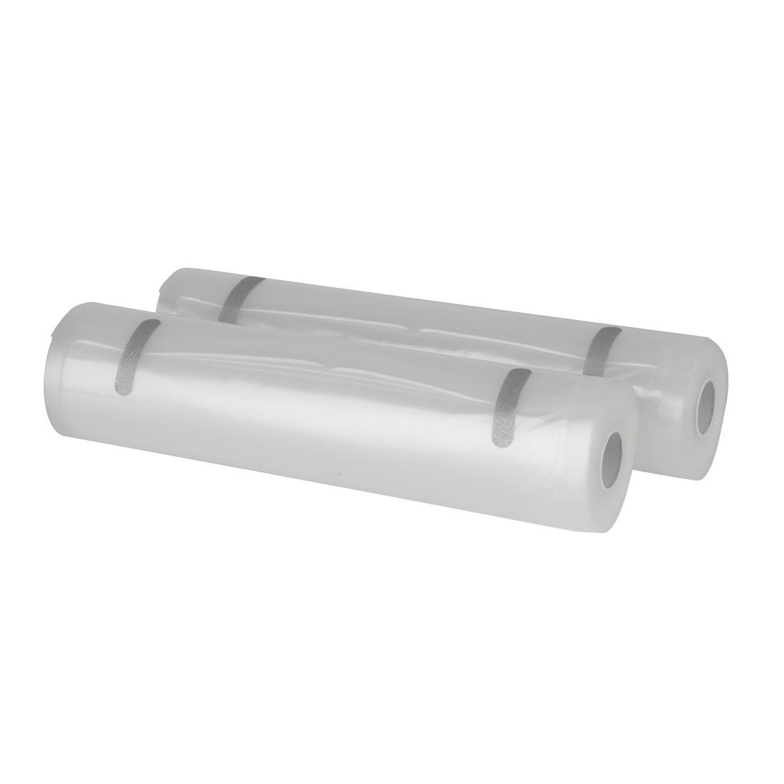 Vogue Embossed Vacuum Pack Bag Roll 280mm Twin Pack