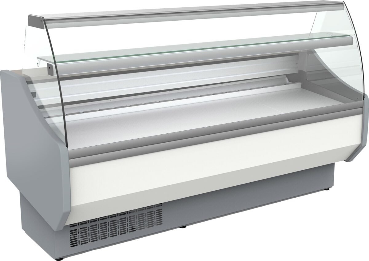 Coreco CVED-8-13-C Curved Glass Serveover, 1305mm