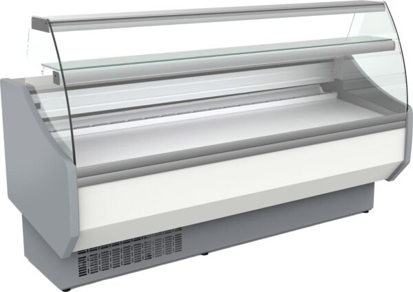 Coreco CVED-8-13-C Curved Glass Serveover, 1305mm