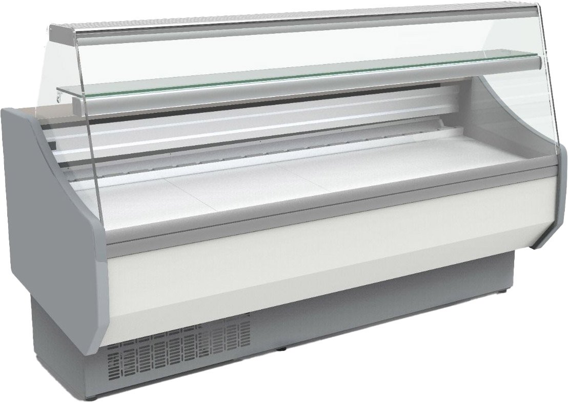 Coreco CVED-8-30-R Flat Glass Serveover, 2995mm
