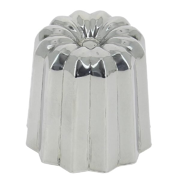 DeBuyer Stainless Steel Canele Fluted Mould 55mm