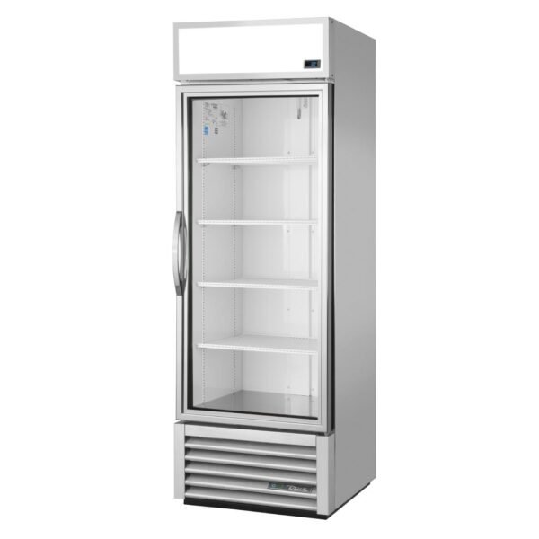 True 1 Glass Door 538Ltr Upright Display Fridge Aluminium GDM-19T-HC-TSL01