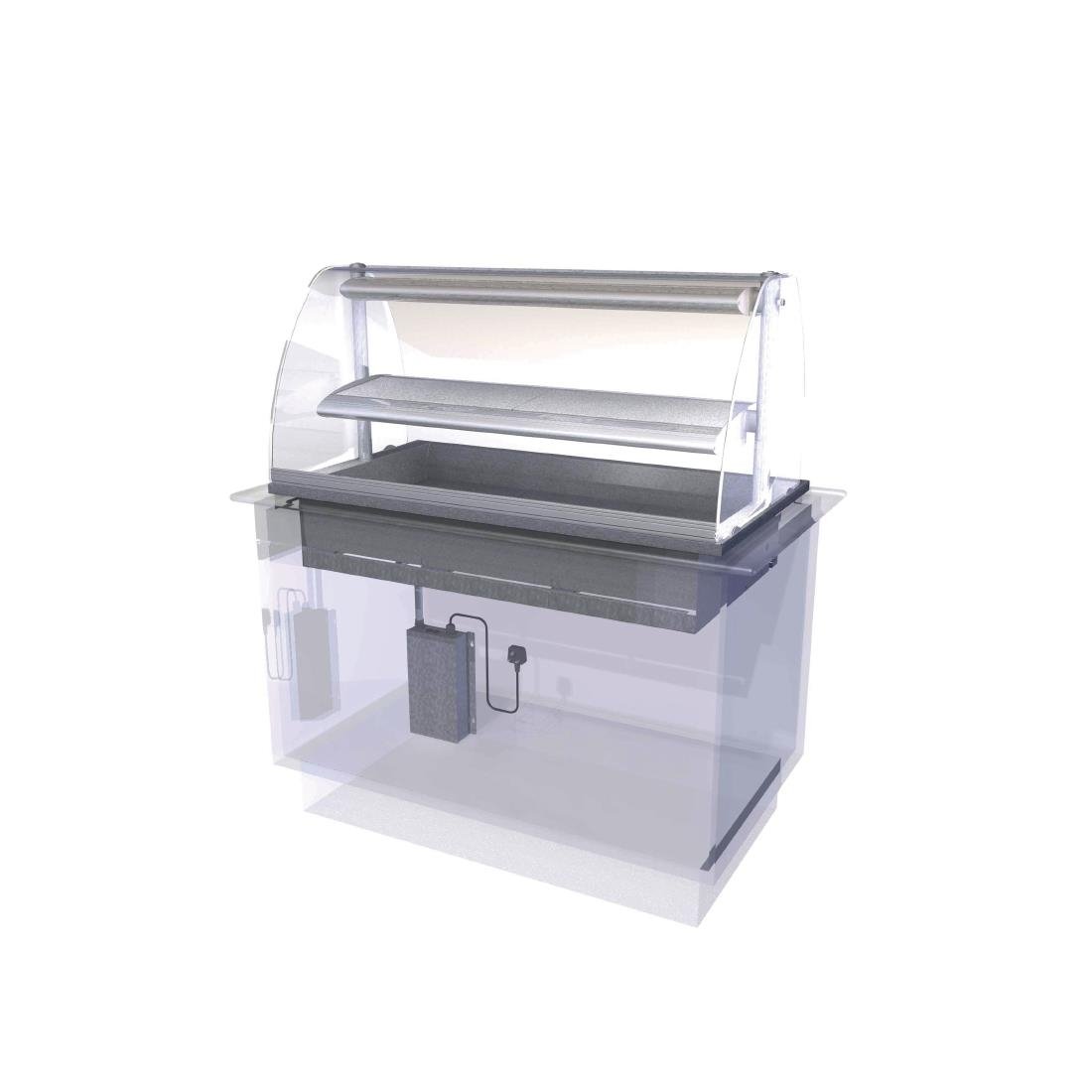 CED Designline Drop In Heated Serve Over Display HDL3