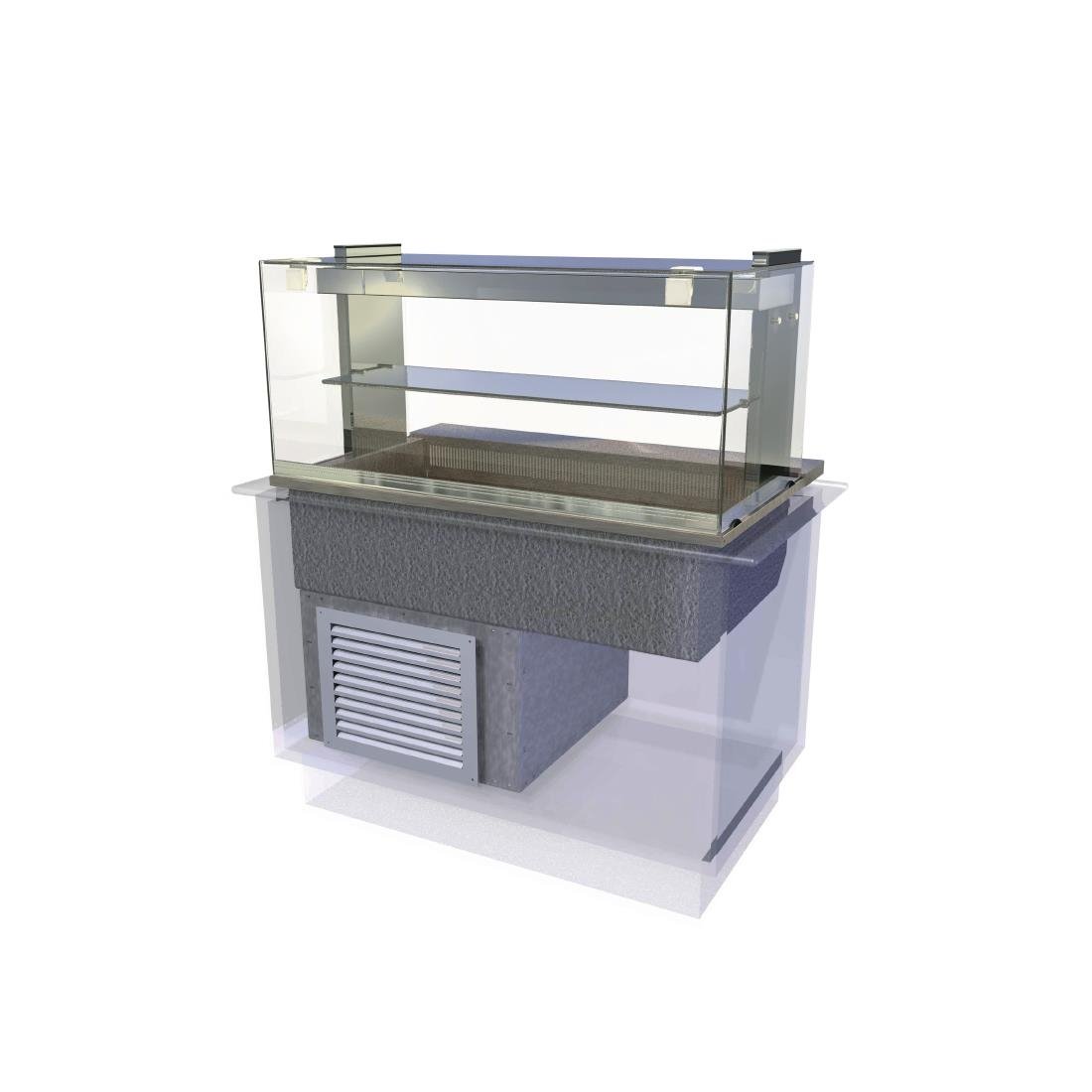 CED Kubus Drop In Chilled Deli Serve Over Display 1175mm KCDL3HT