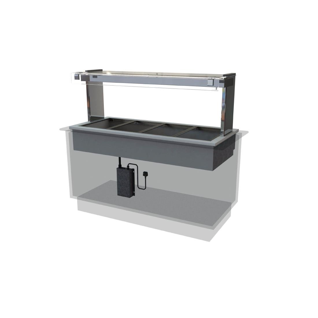 CED Kubus Drop In Dry Heat Bain Marie KHBM4