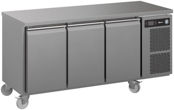 Hoshizaki Premier K 3 A DL DL DR C U 3 Door Stainless Steel Refrigerated Counter, 463 Litres