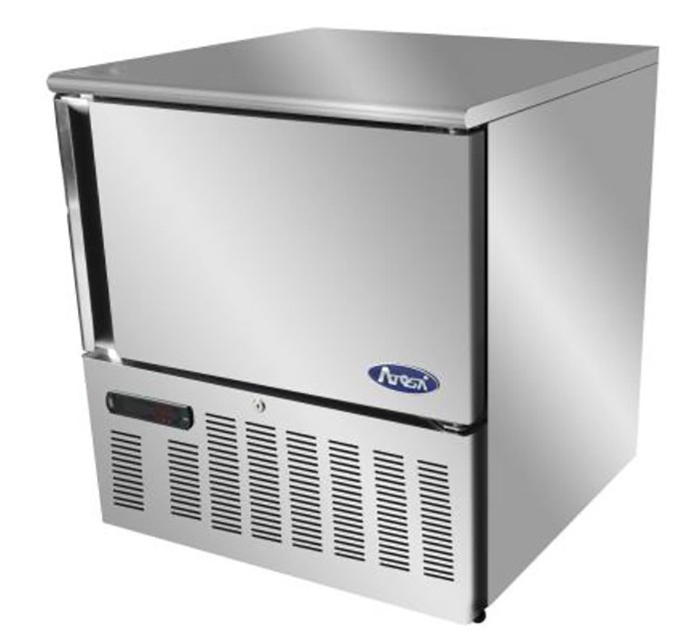 Atosa EBF05 5-Grid Stainless Steel Countertop Blast Chiller / Freezer, 25kg/15kg