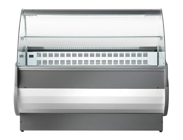 Sterling Pro SALINA80/200VCC Curved Glass Serveover Counter, 2000mm