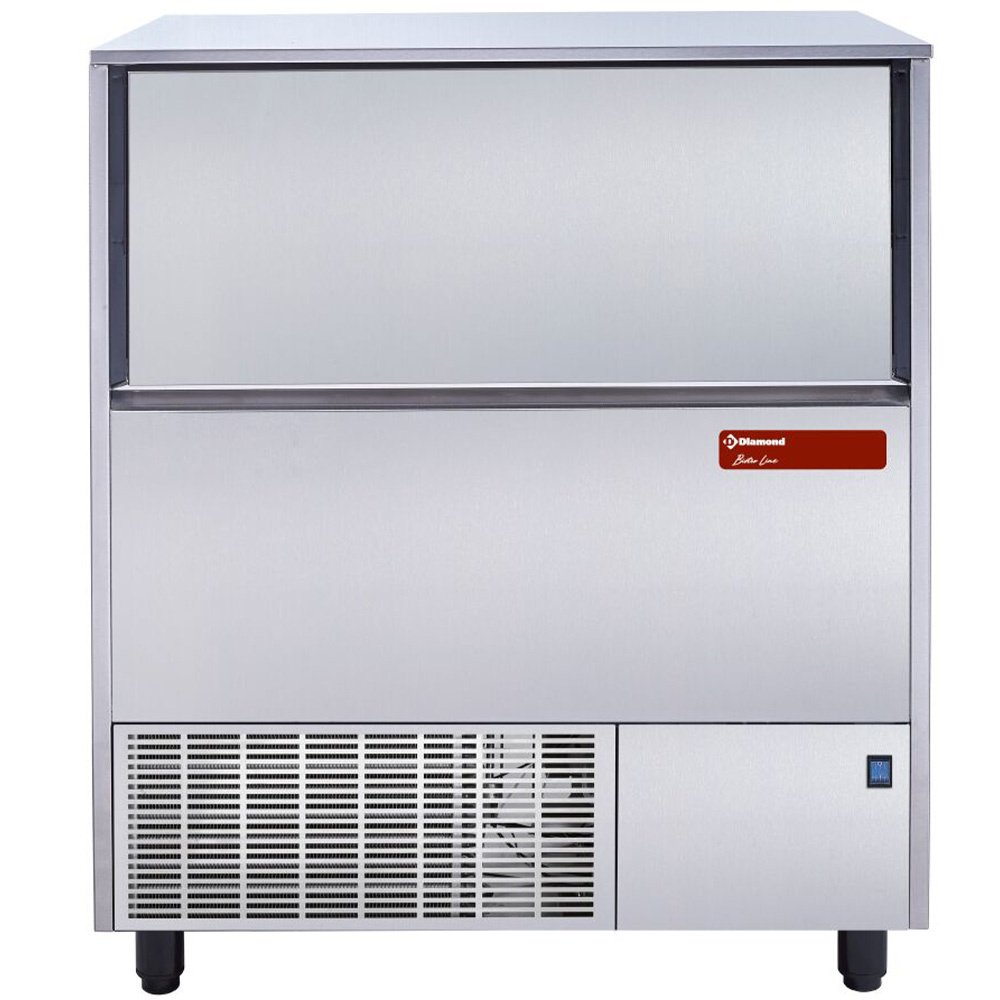 Diamond MXP-140A/N Hollow Ice Cube Maker, 122kg/24hrs Output / 50kg Storage