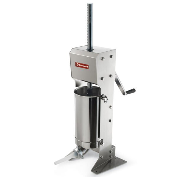 Diamond BSM-12V Stainless Steel Vertical Manual Sausage Filler, 12 Liters