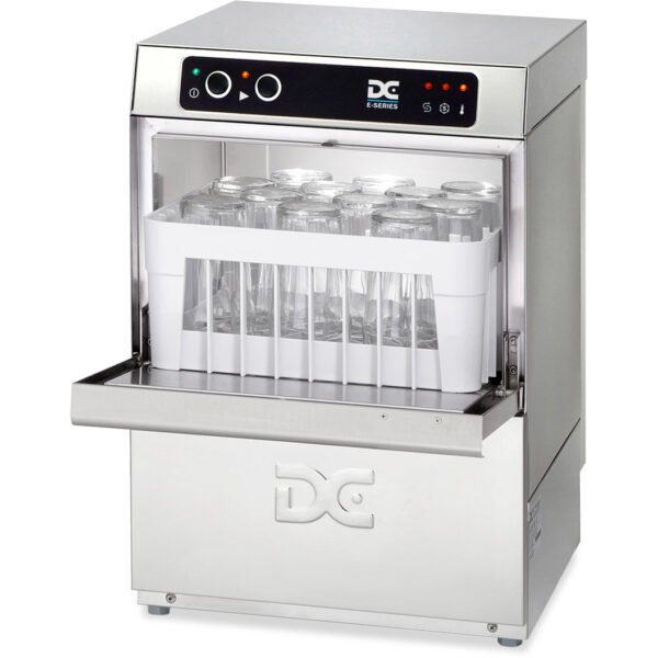 DC EG35 Economy Range 350mm Basket Frontloading Commercial Glasswasher, 12 Pint Capacity