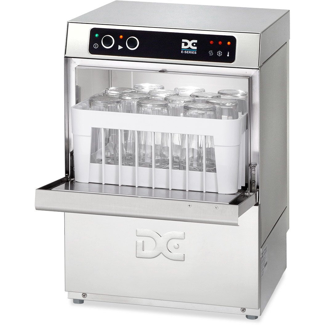 DC EG35 Economy Range 350mm Basket Frontloading Commercial Glasswasher, 12 Pint Capacity