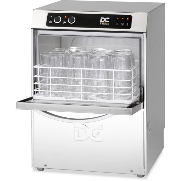 DC SG35 Standard Range 350mm Basket Frontloading Commercial Glasswasher, 14 Pint Capacity