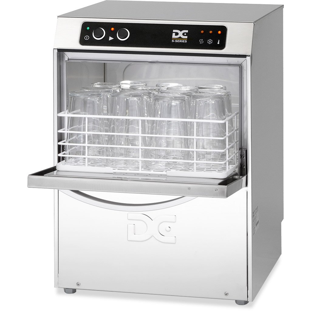 DC SG35 Standard Range 350mm Basket Frontloading Commercial Glasswasher, 14 Pint Capacity