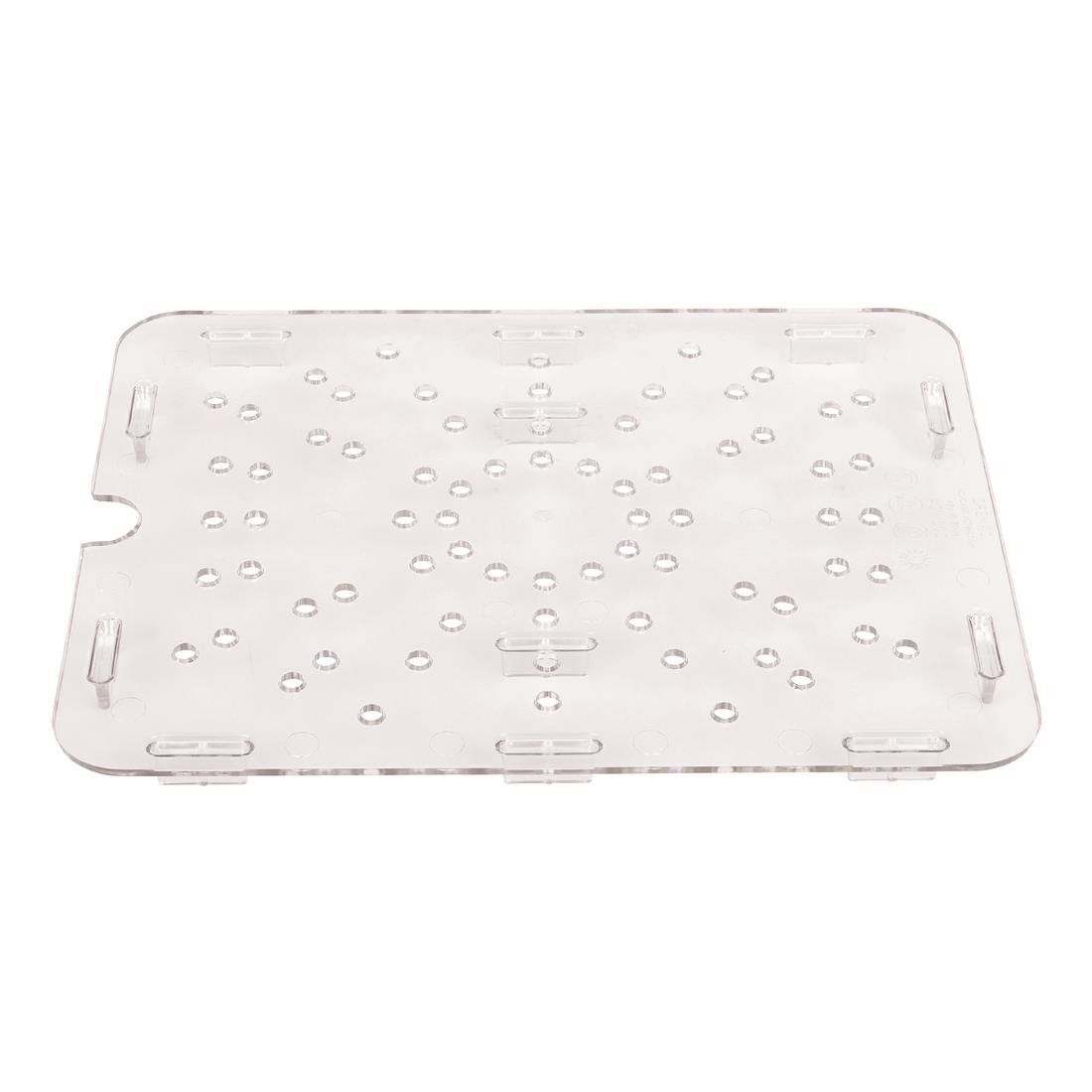 Cambro Polycarbonate 1/2 Gastronorm Tray Drain Shelf