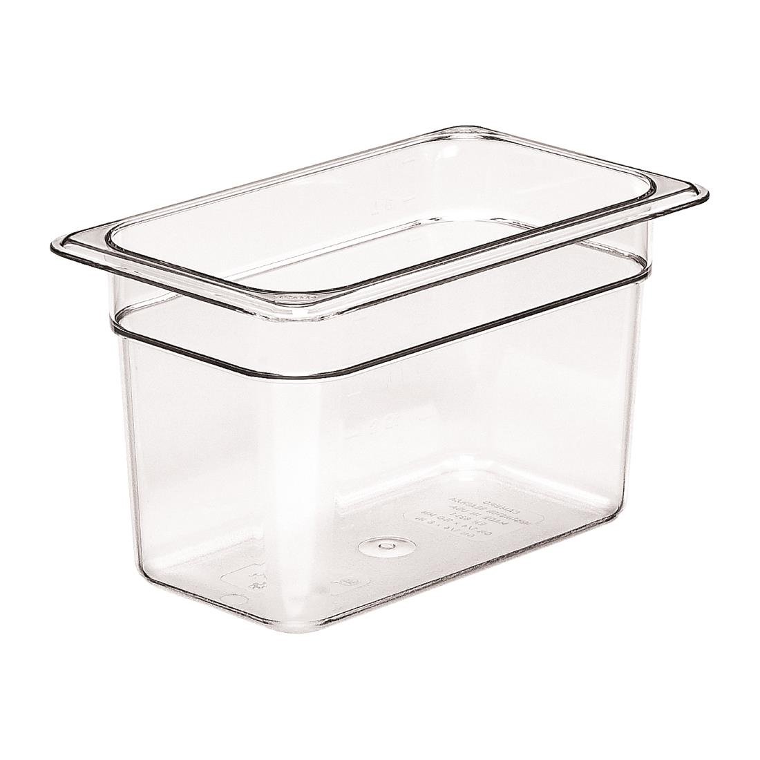 Cambro Polycarbonate 1/4 Gastronorm Tray 150mm