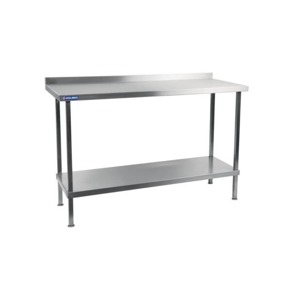 Vogue Stainless Steel Wall Table with Upstand 900mm