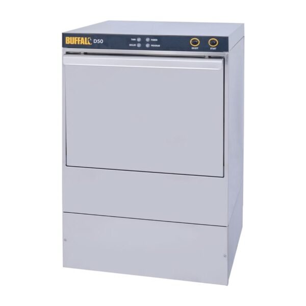 Buffalo Commercial Dishwasher 500mm with Drain Pump D50