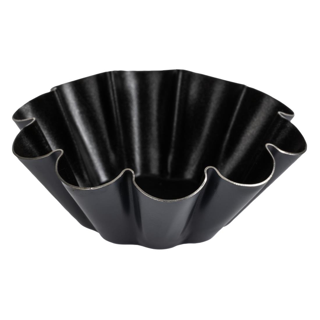 Matfer Bourgeat Non-Stick Mini Brioche Tin 75mm (12 Pack)
