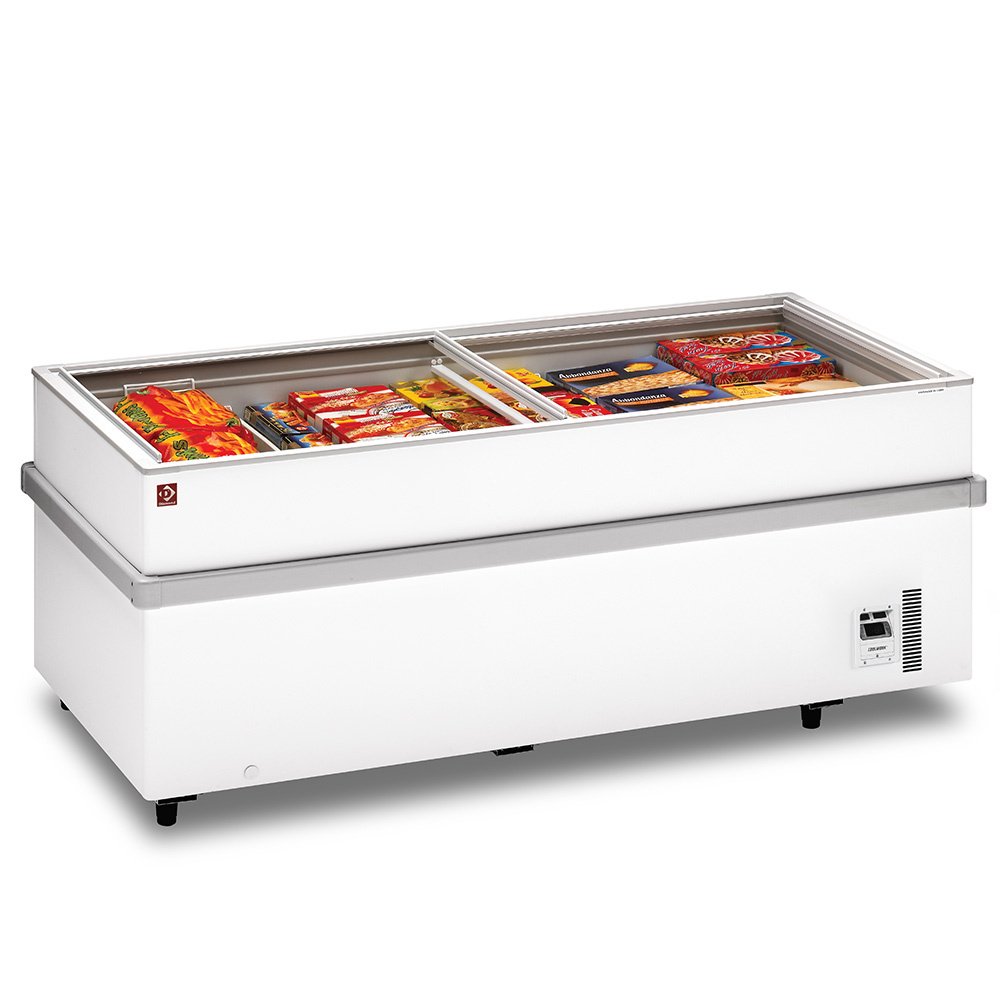 Diamond VT150E/N-R2 Deep Display Chest Freezer, 597 Litres