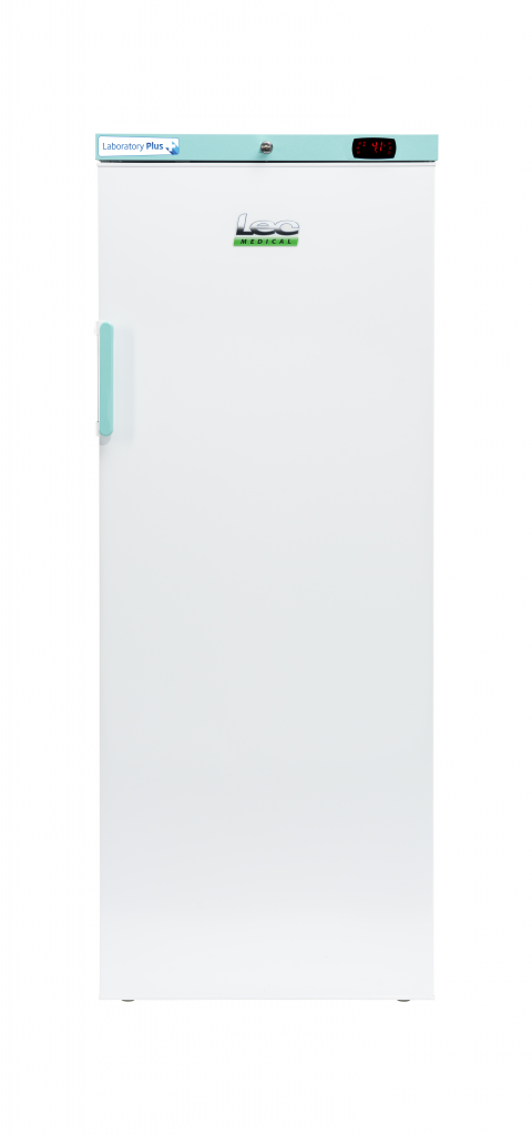 LEC Medical LSFSR310BT-UK-ATEX Solid Single Door Laboratory Plus Bluetooth Enabled Upright Refrigerator, 310 Litres
