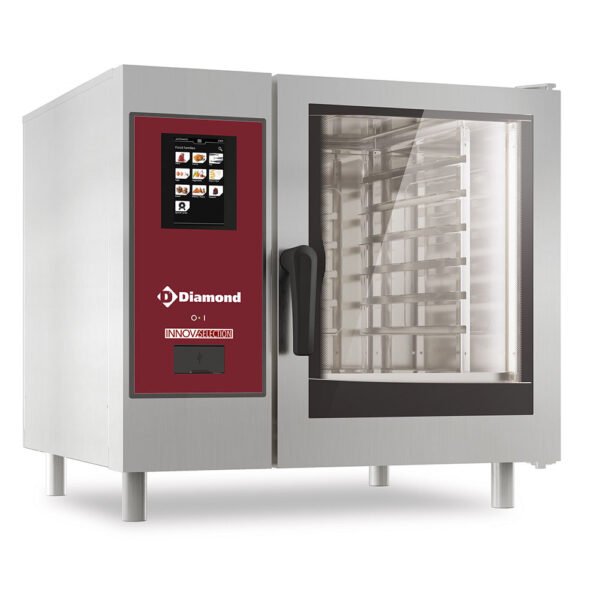 Diamond SDGT/XC-06 Touch Screen Gas Direct Steam Convection Oven, 6 x 1/1 GN
