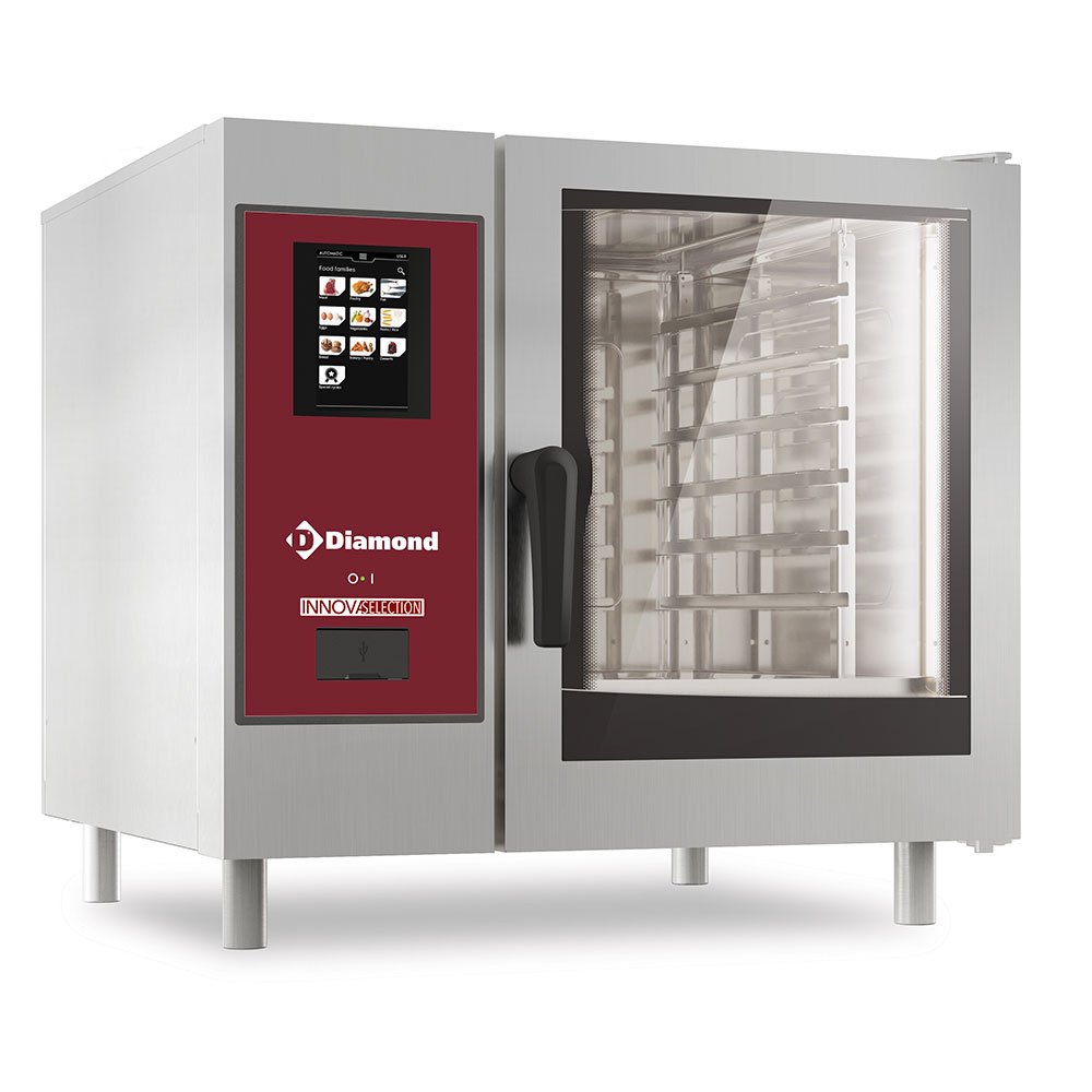 Diamond SDGT/XC-06 Touch Screen Gas Direct Steam Convection Oven, 6 x 1/1 GN