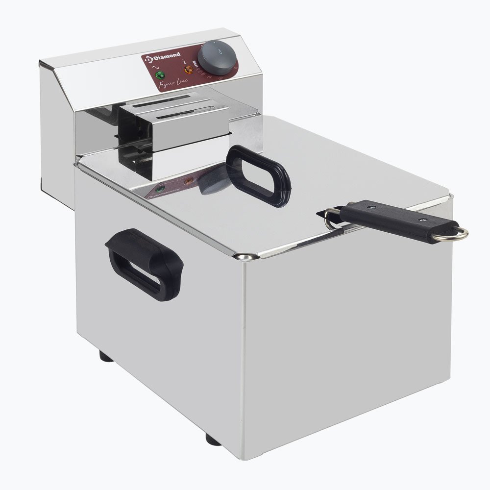 Diamond EF71-N Single Basket Countertop Electric Fryer, 3.2kW
