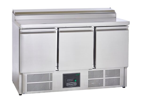Sterling Pro Cobus SPU300PZ 3 Door Preparation Counter 8 x GN1/6, 392 Litres