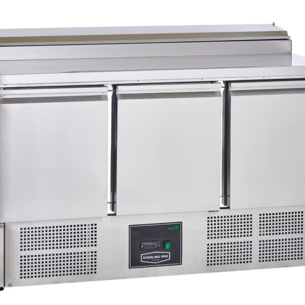 Sterling Pro Cobus SPU300PZ 3 Door Preparation Counter 8 x GN1/6, 392 Litres