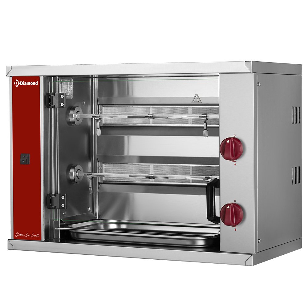 Diamond RVG/2-SBC Gas Chicken Roaster, 2 Spits