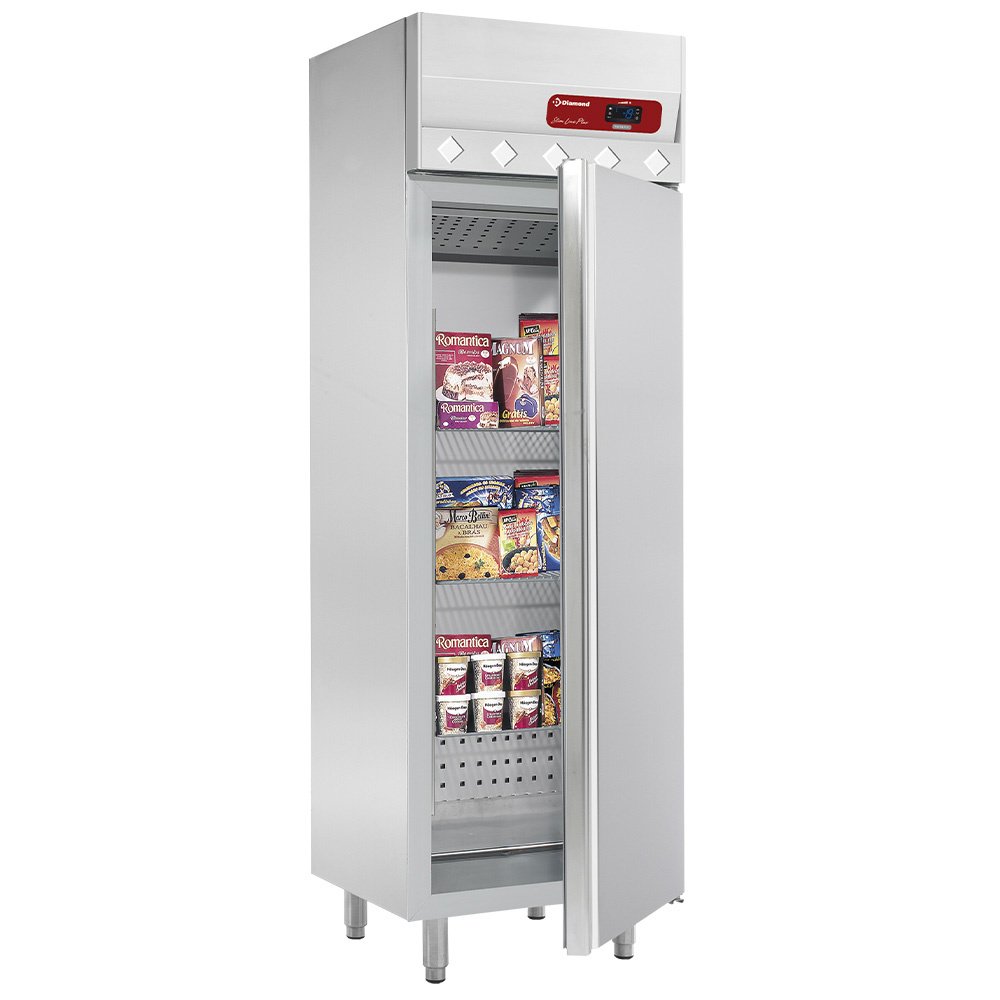 Diamond IE40-R9 Single Door Ventilated Upright Freezer, 400 Litres