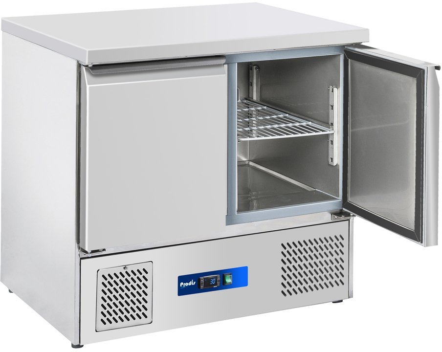 Prodis EC-2SS-LE Low Energy Fully Ventilated 2 Door Compact Counter, Flat Top