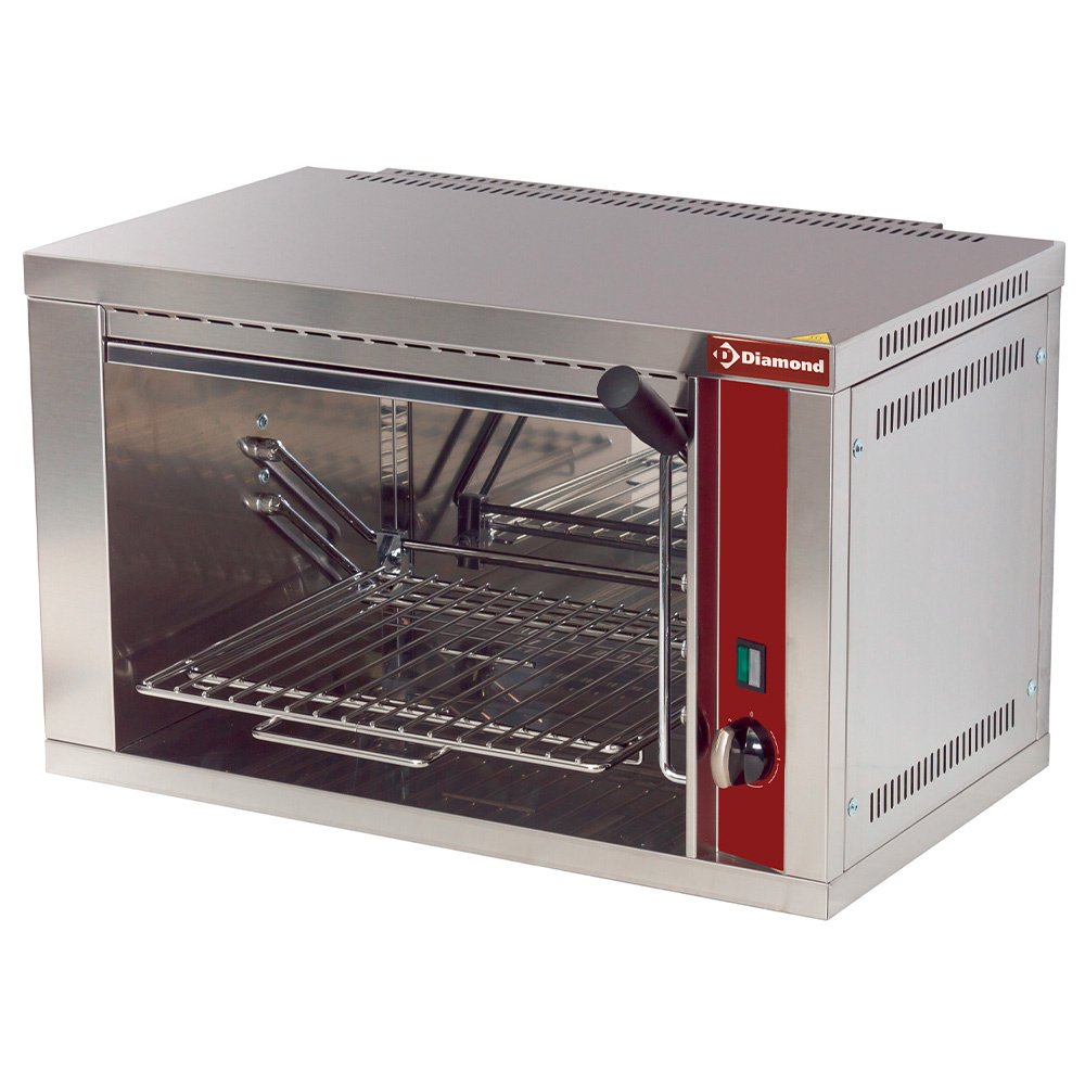 Diamond ST40A/D-N Electric Salamander Grill with Adjustable Grid, 2.2kW