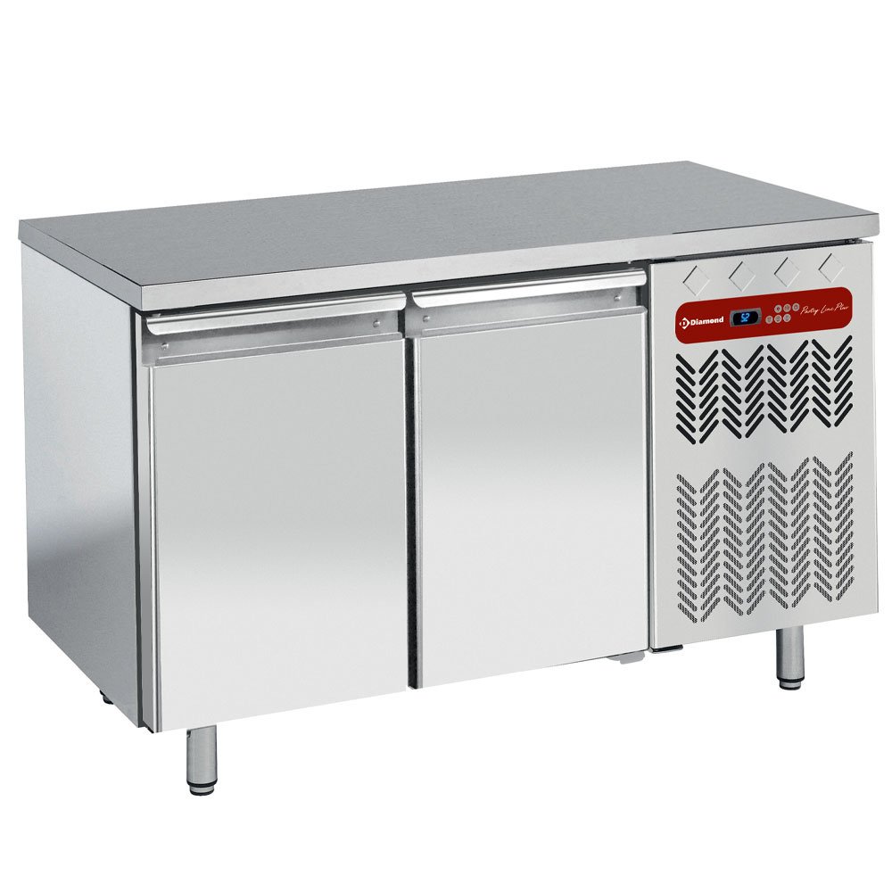 Diamond TP2N/H-R2 Refrigerated table, ventilated, 2 doors EN 600x400