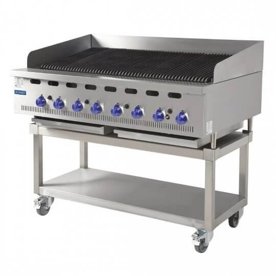 Hobart BCB1200-1 Bonnet 1200mm Gas Charbroiler, 29.6kW