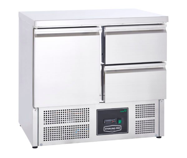 Sterling Pro Cobus SPU201-2D Undermounted Fridge Counter 2 Drawers 1 Door, 230 Litres
