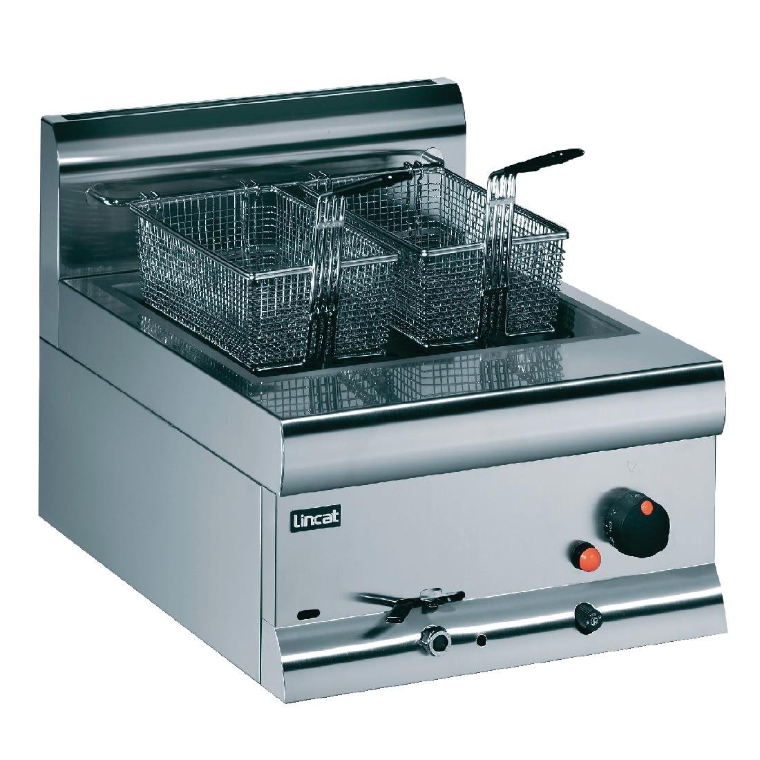 Lincat Silverlink 600 Countertop Natural Gas Shallow Fryer DF4/N