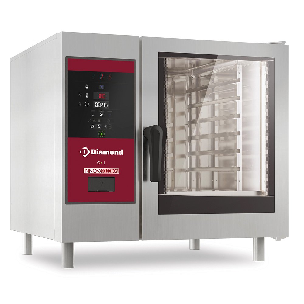 Diamond SBES/XC-06 Electric Steam Convection Boiler Oven, 6 x 1/1 GN