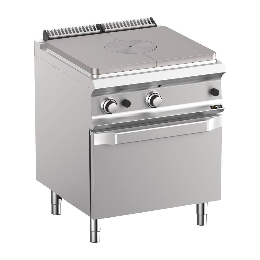Hobart Ecomax Solid Top Oven Range HETPG77FG