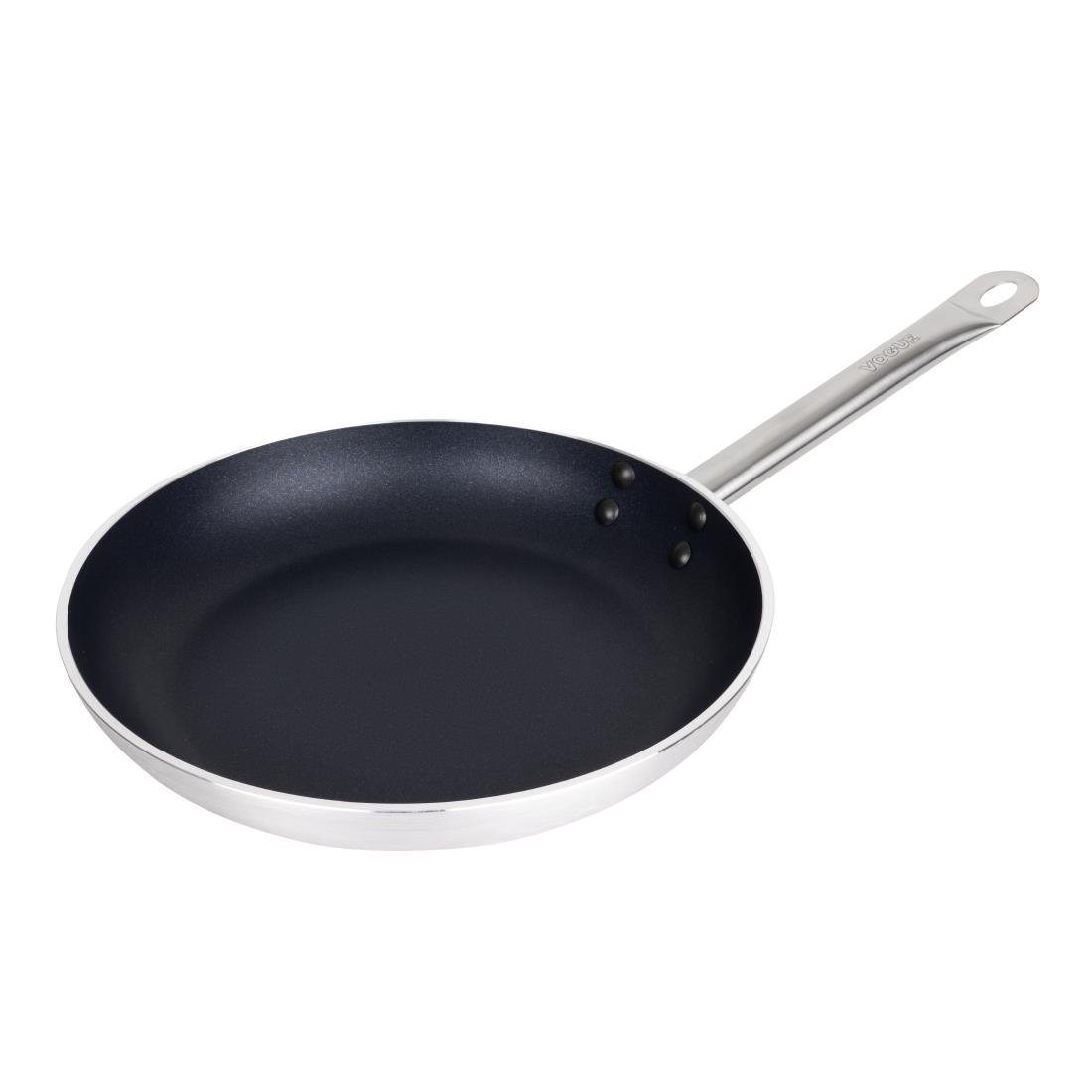 Vogue Aluminium Non-Stick Teflon Platinum Plus Frying Pan 32cm